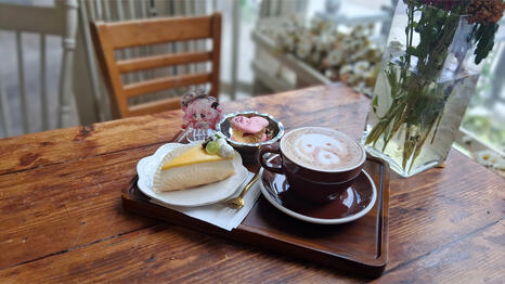 Café Rì Yuè☕️₊ ˚｡⊹🩷୨୧˚🌿🌼