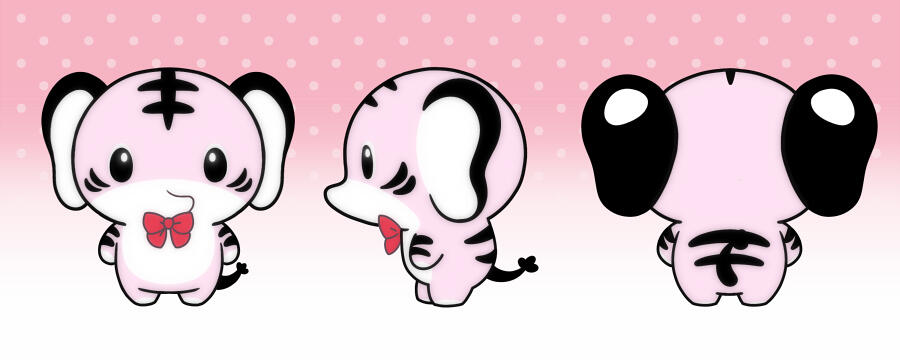 Hoo Yai, the Sweet Stripey Friend🩷🐘🎀